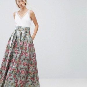 Ted Baker Meigan Bow-Detail Jacquard Maxi Dress - NWOT-Never Worn.